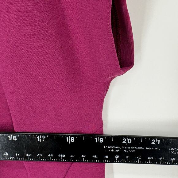 J. Jill Dress Small Purple Boysenberry Wearever Shift V Neck Career Pockets - Picture 5 of 8